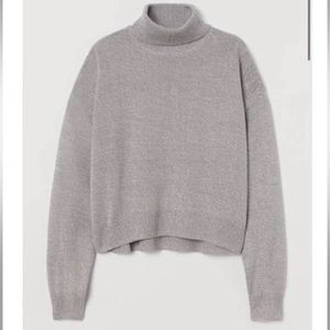 Grey H&M knit turtle neck sweater
